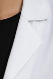 8692 BELTED BACK MID LENGTH LAB COAT