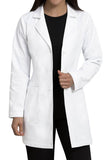 8692 BELTED BACK MID LENGTH LAB COAT