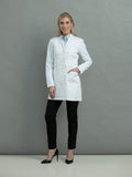 9652  TAILORED EMPIRE MID LENGTH LAB COAT