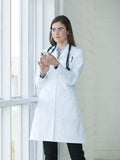 9657 TAILORED EMPIRE LONG LENGTH LAB COAT